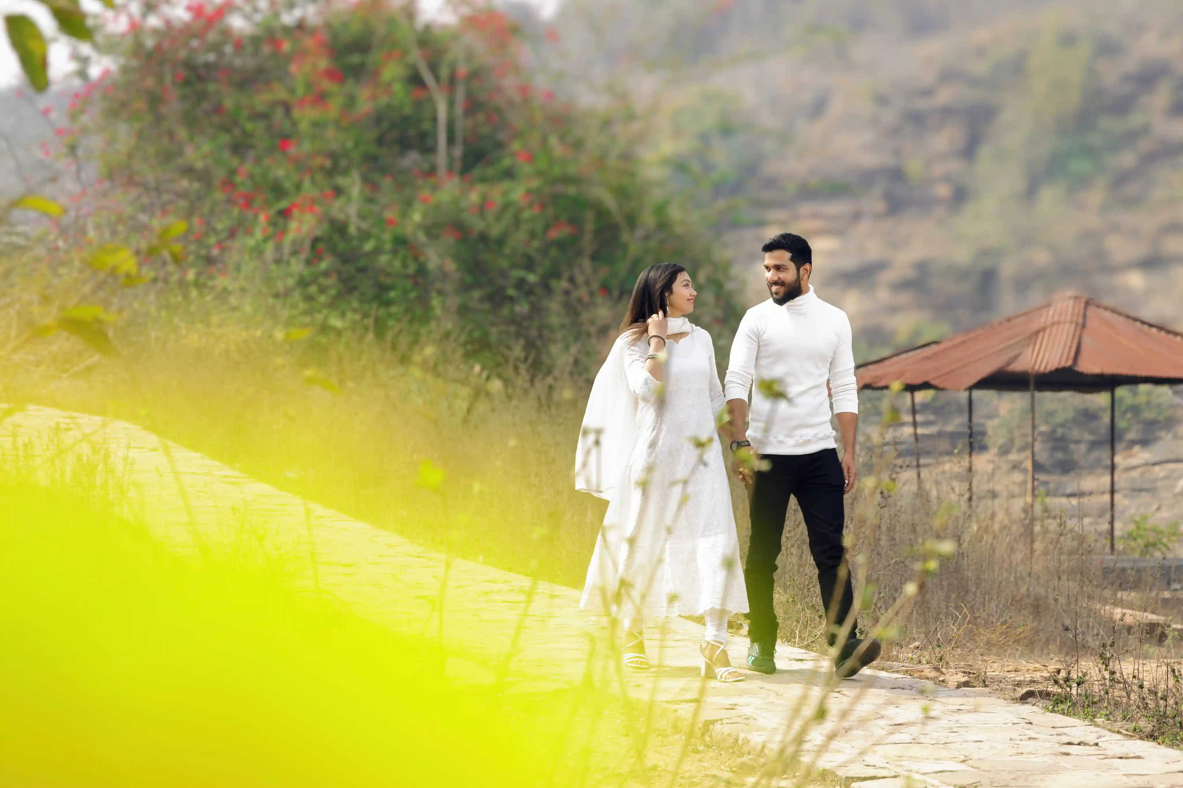 Varanasi pre wedding boat ride couple portrait by The WeddingShoot